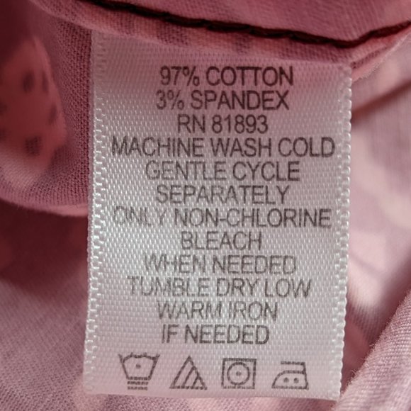 Liz Claiborne New York Button Front Jean Jacket Henna Red Size 16 - Picture 11 of 11